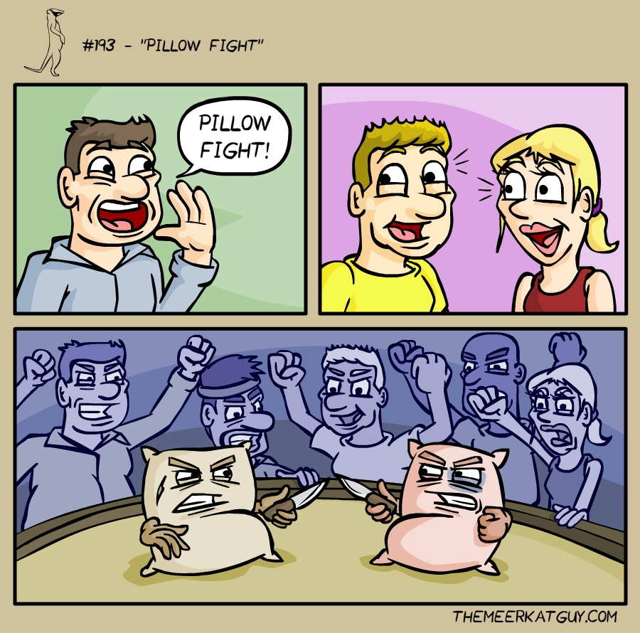 Pillow fight