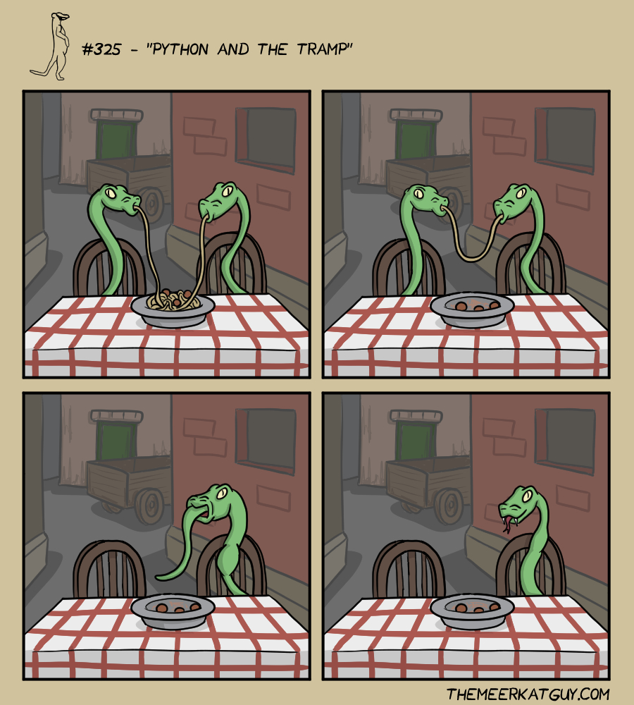 Python and the tramp